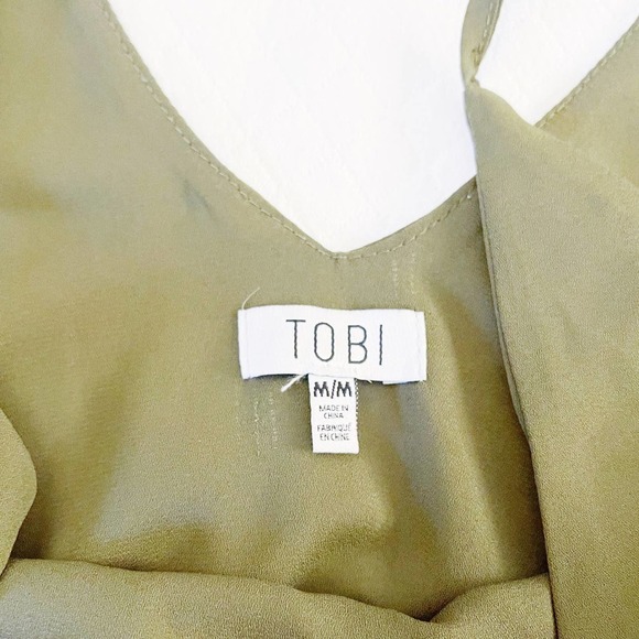 Tobi Green Sleeveless Tank Top Mint SZ M - Picture 2 of 4